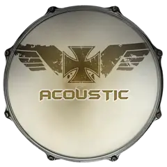 Acoustic kit kick drum head