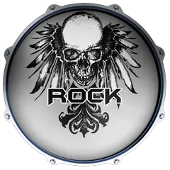 Rock kit kick drum head